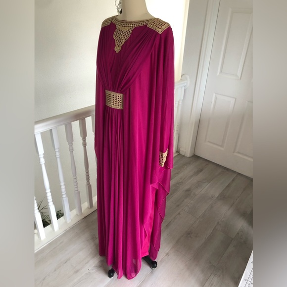 Women Kaftan Long Maxi Dress. - Picture 6 of 14